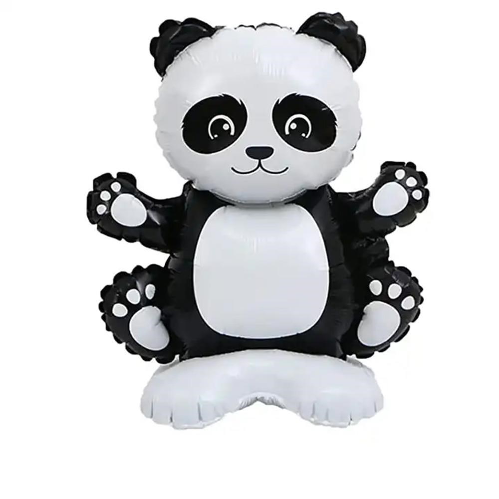 Safari Panda Figür Ayaklı Folyo Balon 48*50 Cm