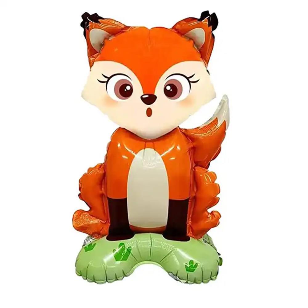 Safari Tilki Figür Ayaklı Folyo Balon 48*50 Cm