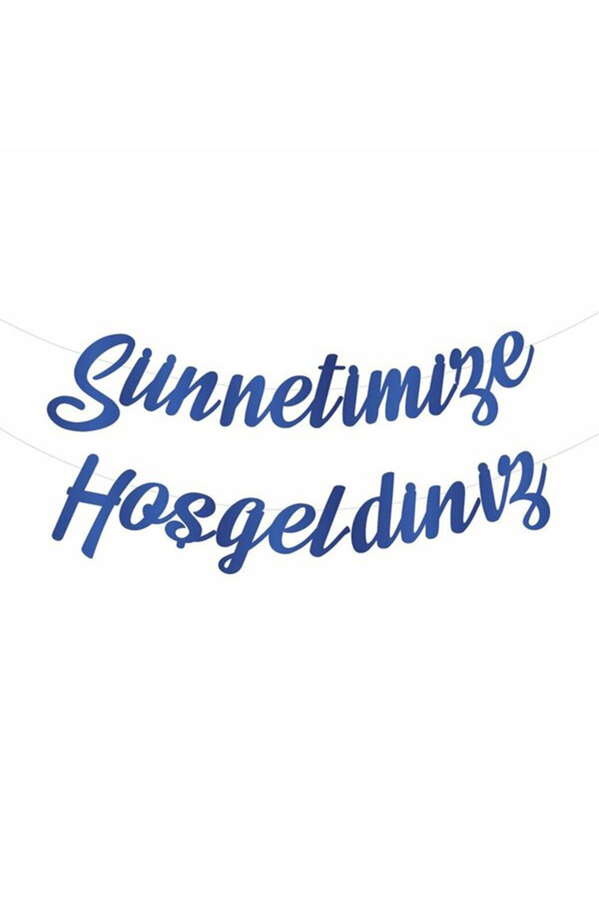 Sünnetimize Hoşgeldiniz Kaligrafi Banner; Sünnet Kutlama Seti