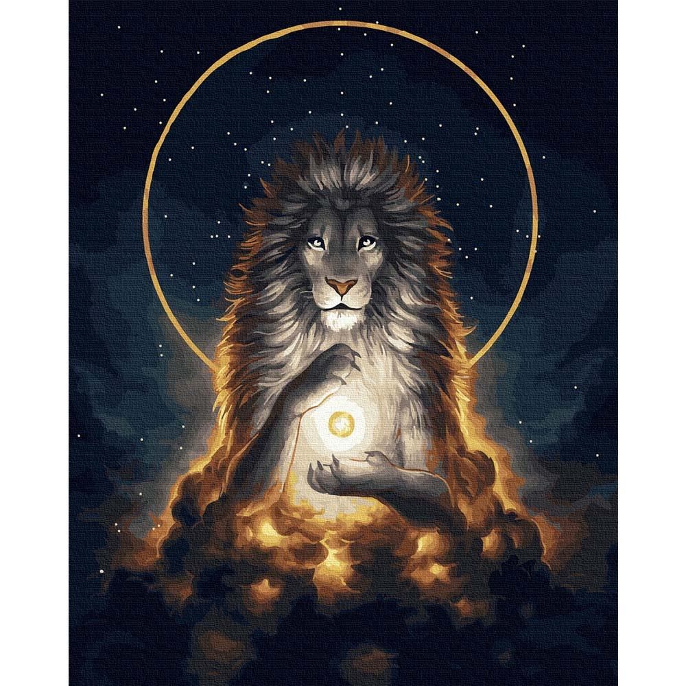 Tarot Falı Kanvas Bez Çerçevesiz Sayılarla Boyama Hobi Seti 40x50 cm