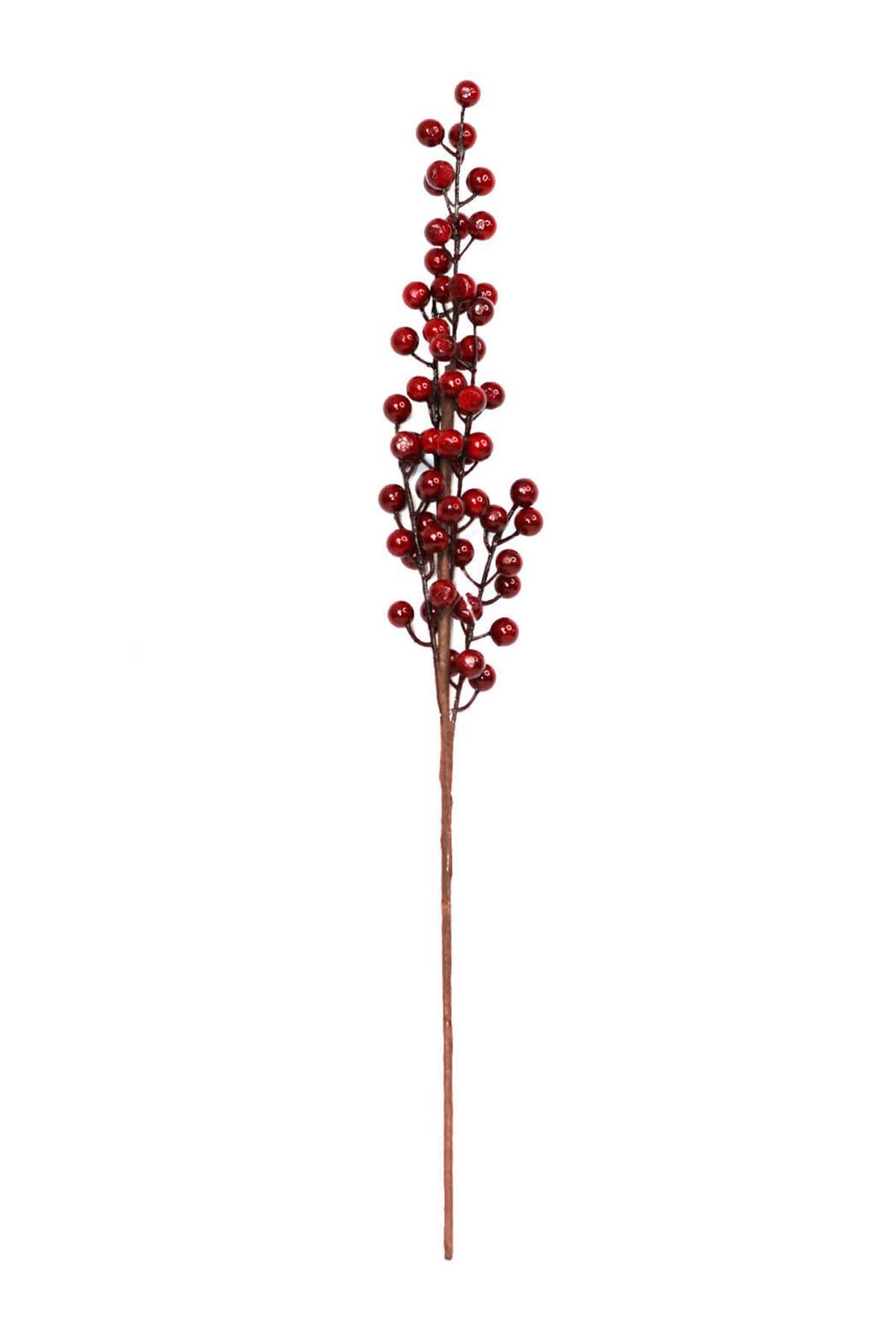 Yılbaşı Ağaç Süsü Yılbaşı 50 Cm Kokinalı Yapay Çiçek