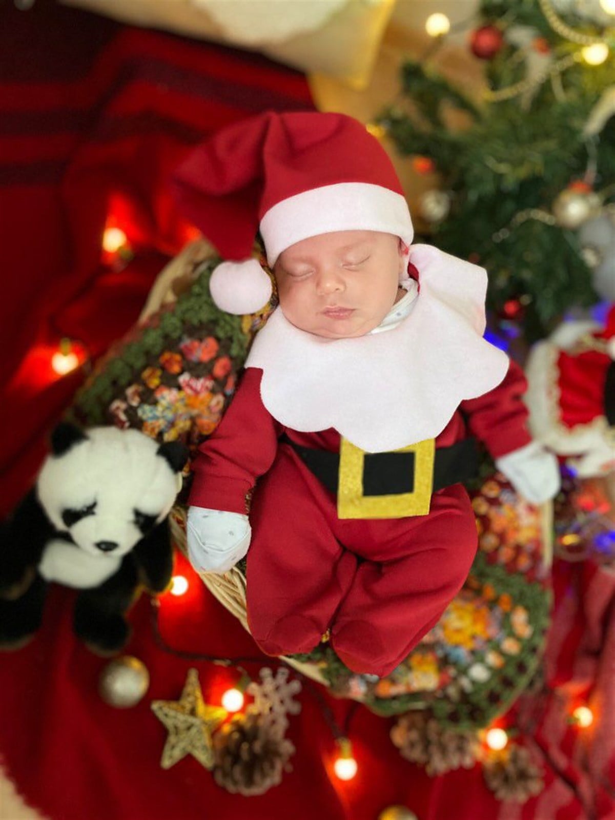 Baby Santa Yılbaşı Bebek Tulumu