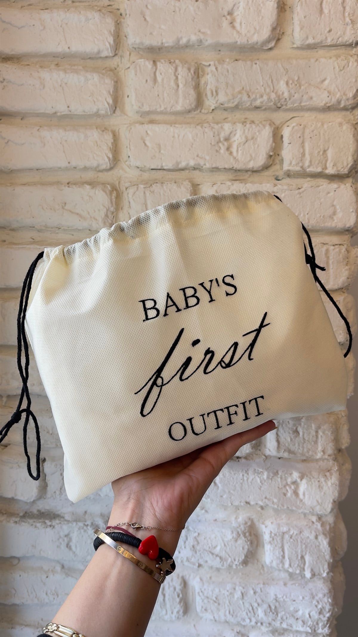 Baby's first outfit tulum çantası