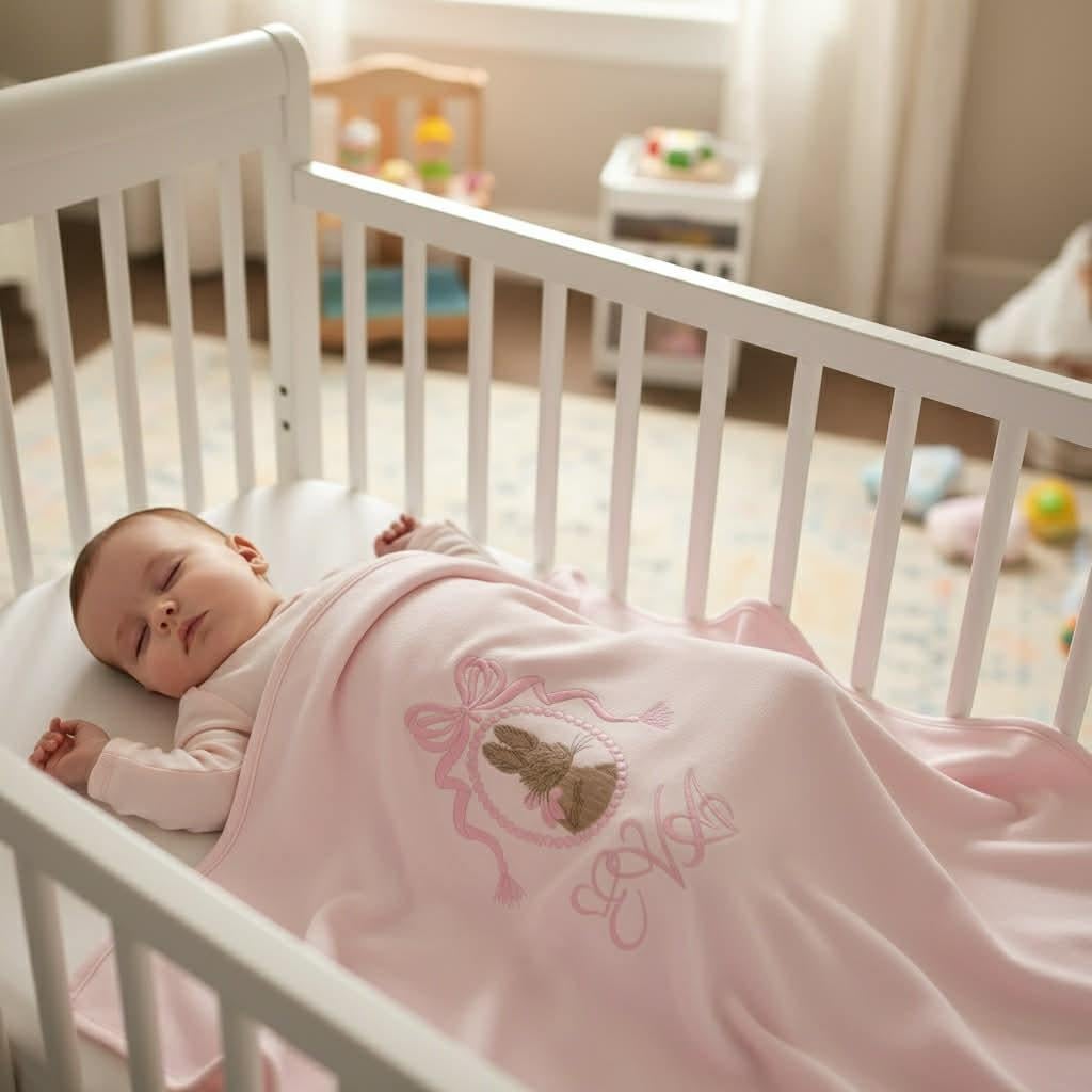 Lena İsimli Bebek Battaniyesi 