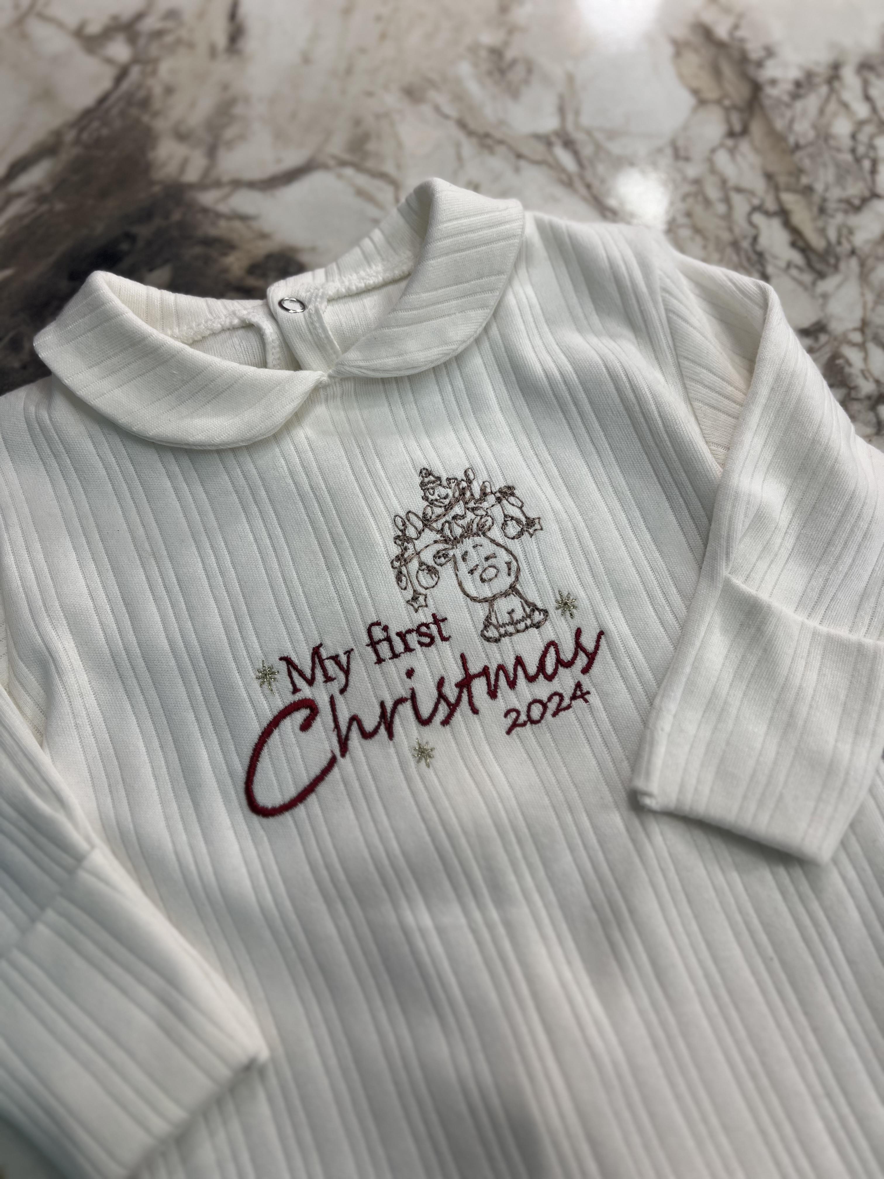 Little Deer My First Christmas Yılbaşı Pijama Seti