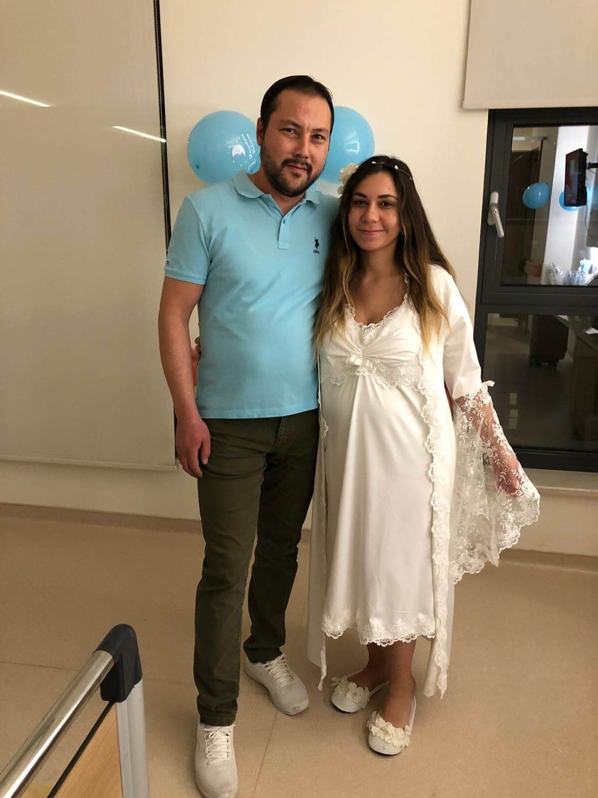 Özel Dikim Angel Lohusa Gecelik Sabahlık Seti