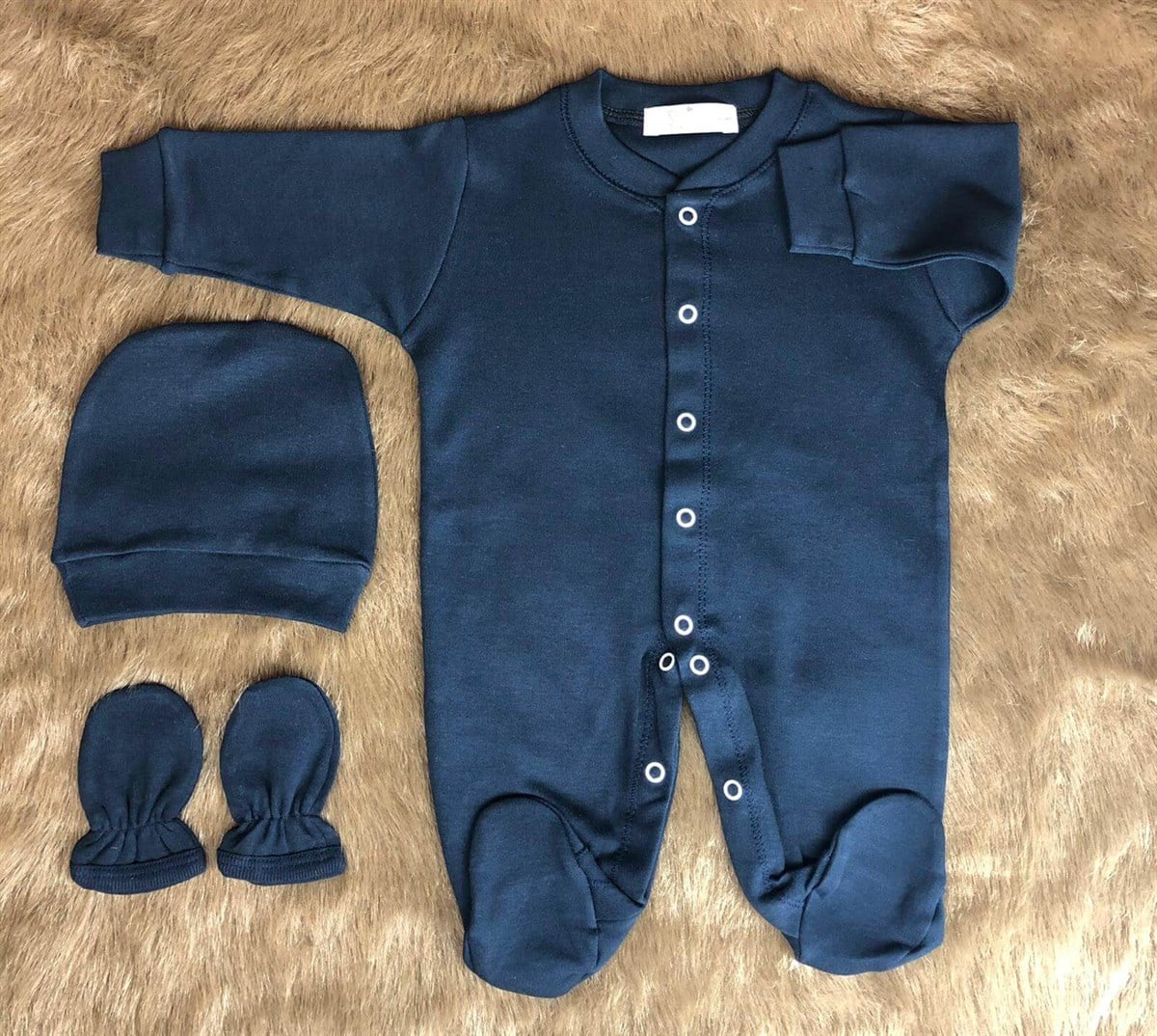 Pamuklu Bebek Tulum Seti 