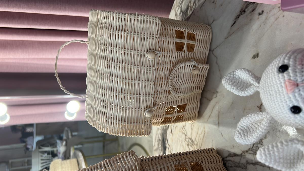 Rattan Ev Bebek Odası Sepeti M