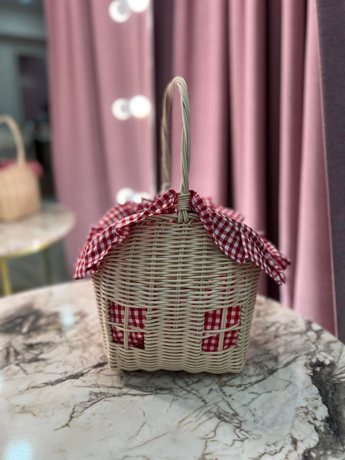 Rattan Ev Bebek Odası Sepeti XL