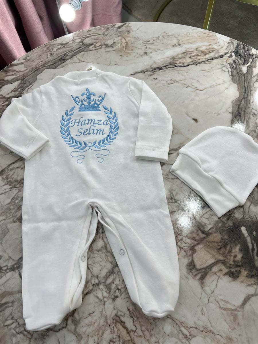 Royal Taçlı Bebek Tulum