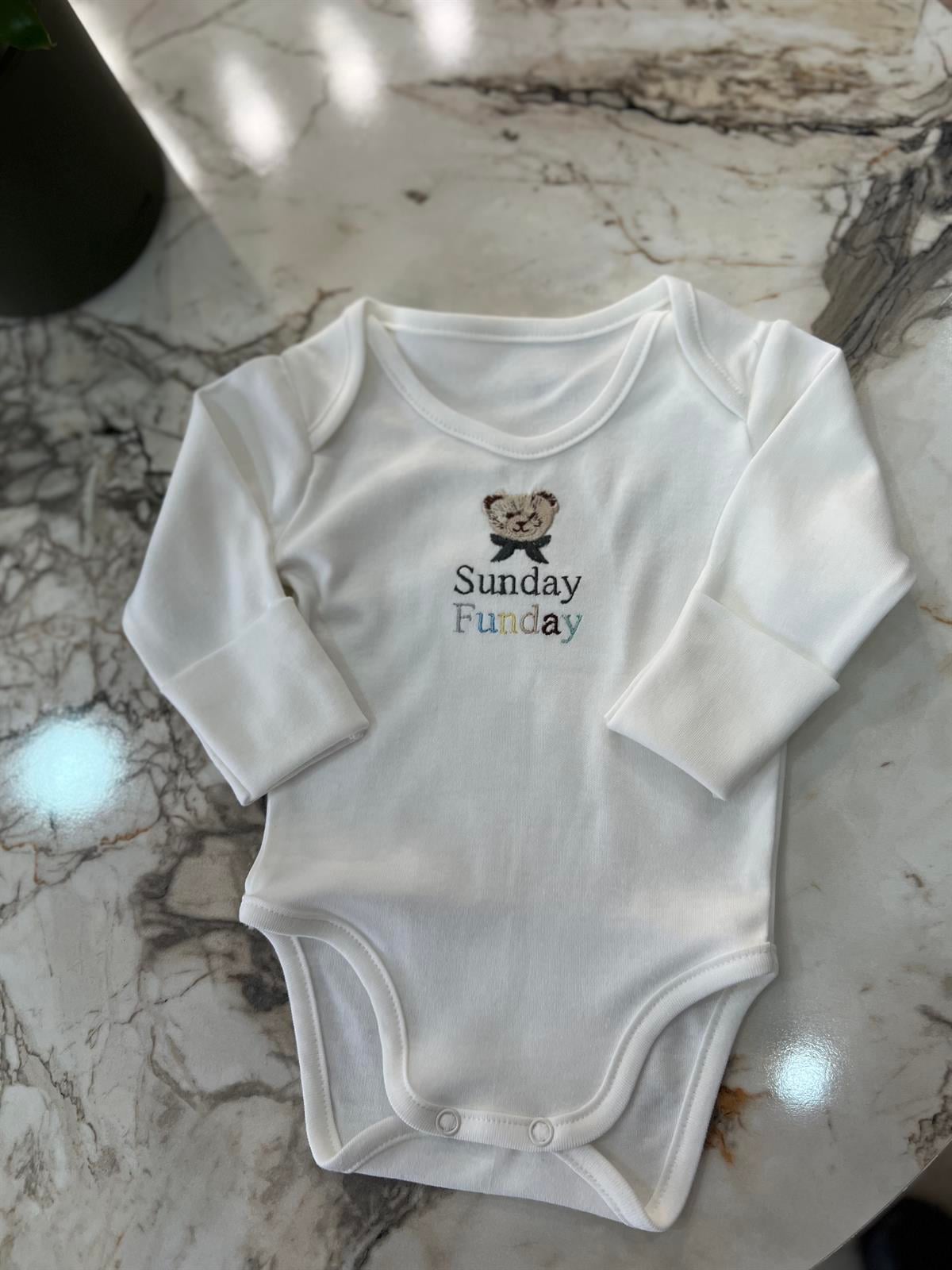 Sunday Funday Kendinden Eldivenli Body / Zıbın