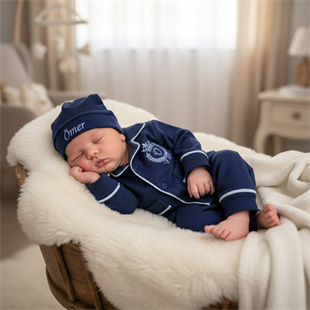 Lord Biye Detaylı Bebek Pijama Seti