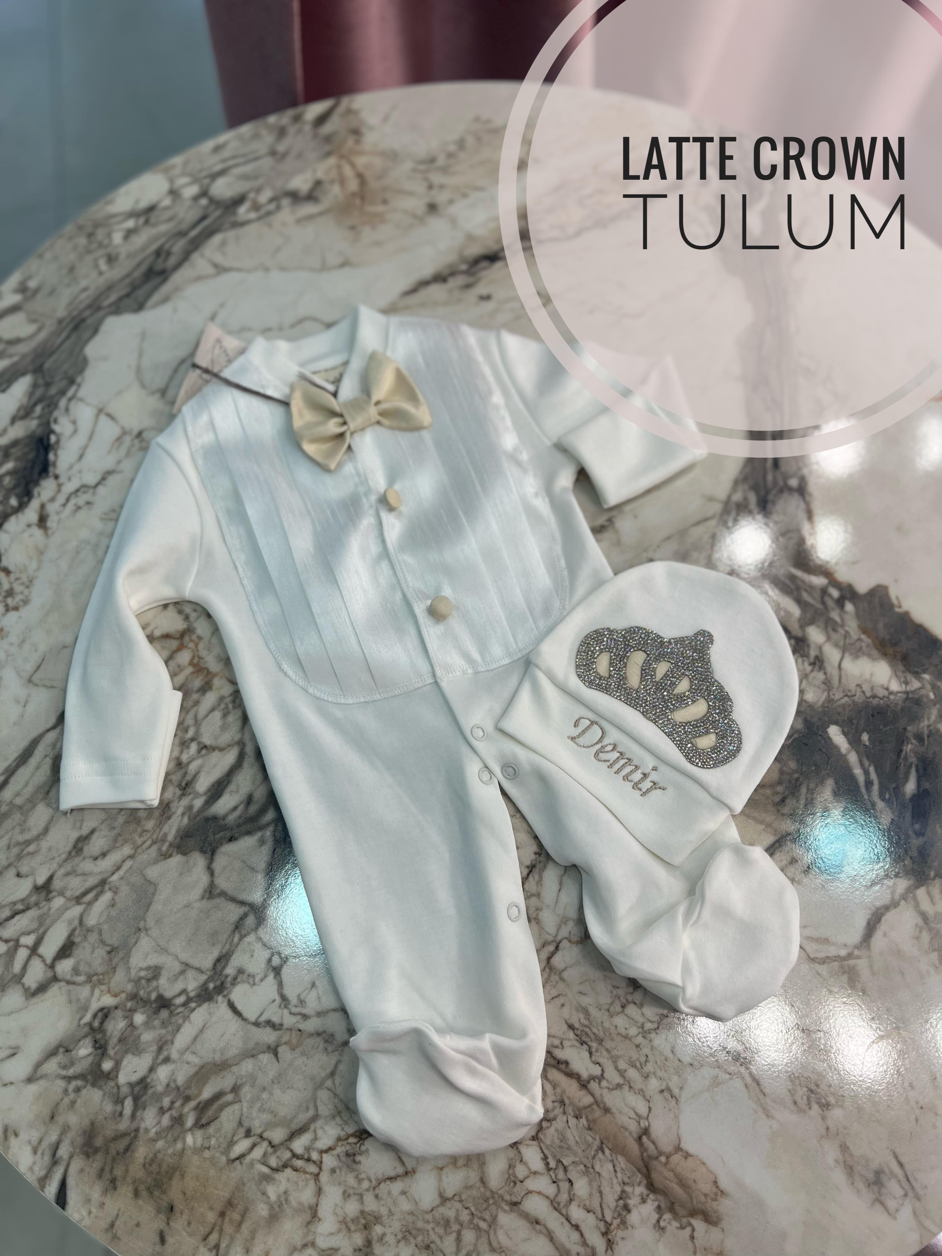 Crown Smokin Detaylı Erkek Bebek 10 lu Hastane Çıkışı Seti