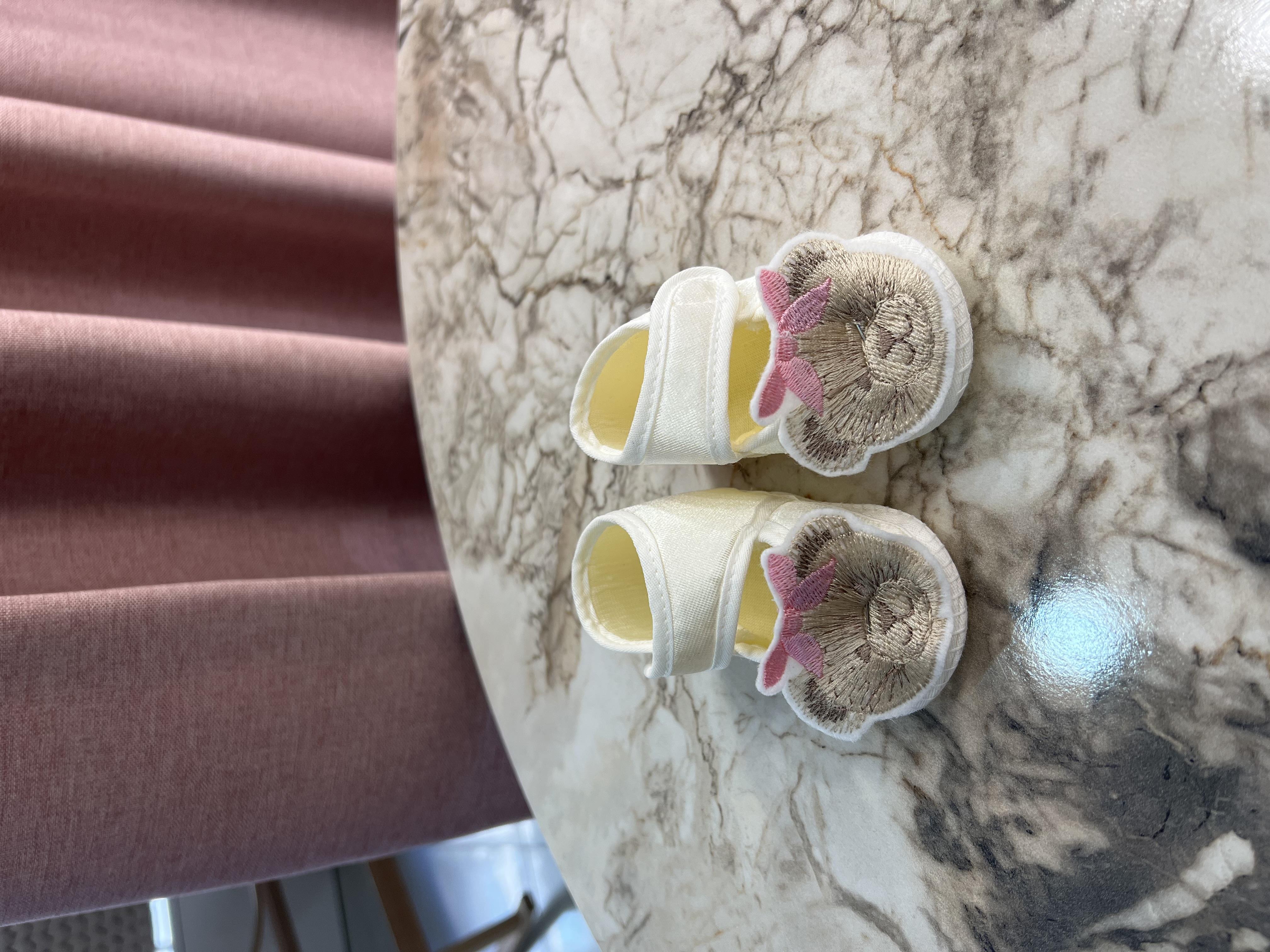 Emma Ayıcık Figürlü Bebek Patik