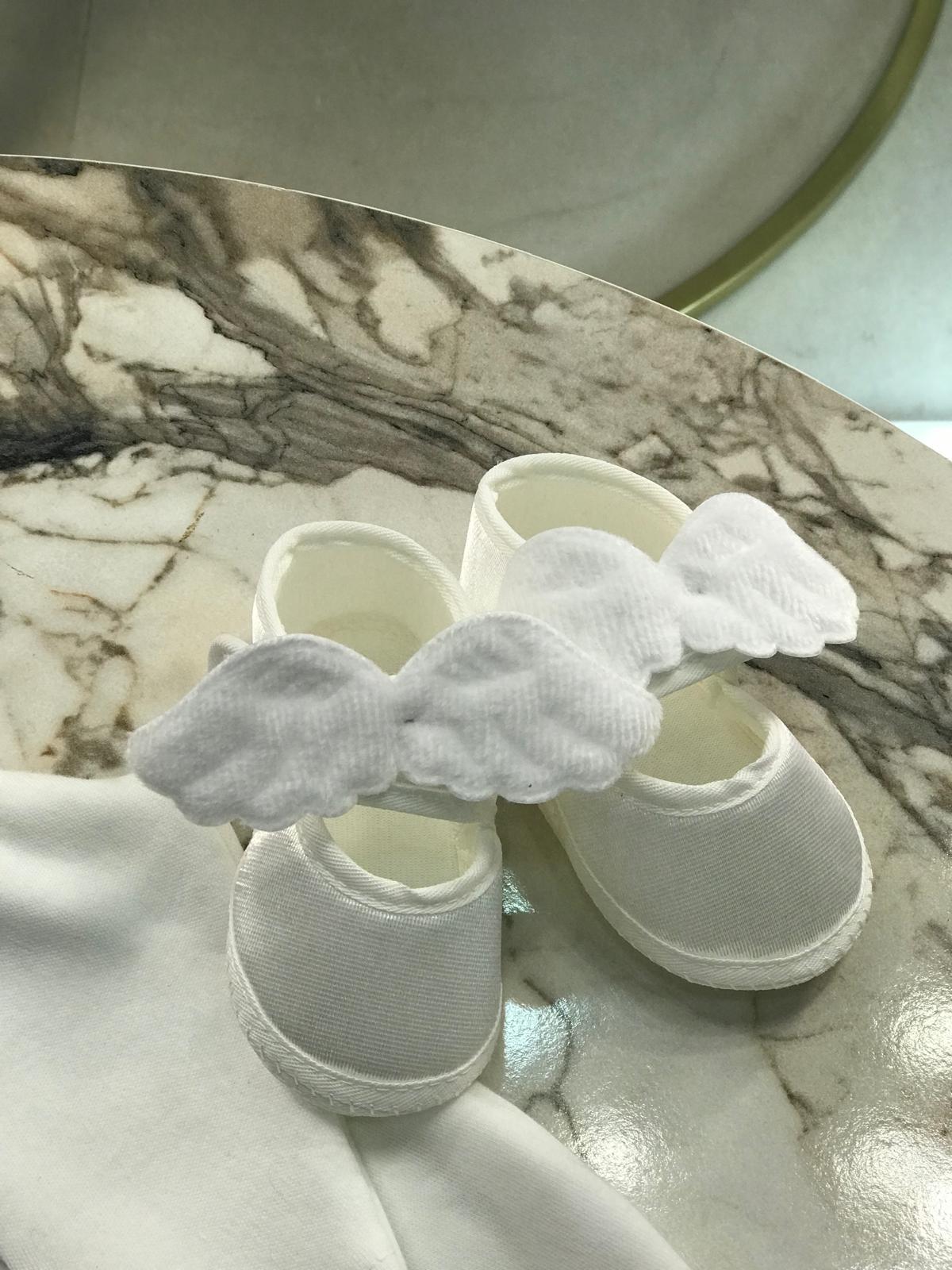 Knox Melek Kanatlı Kız Bebek Patiği