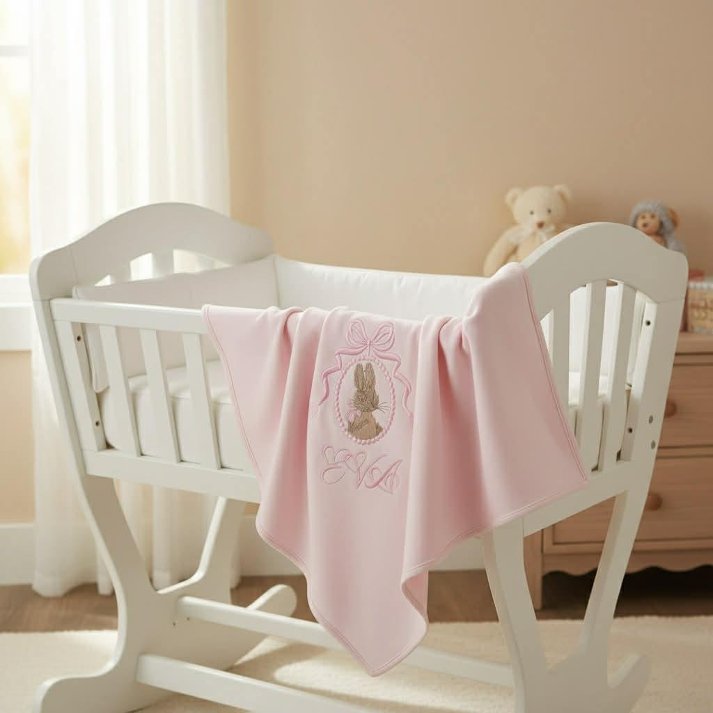 Lena İsimli Bebek Battaniyesi 
