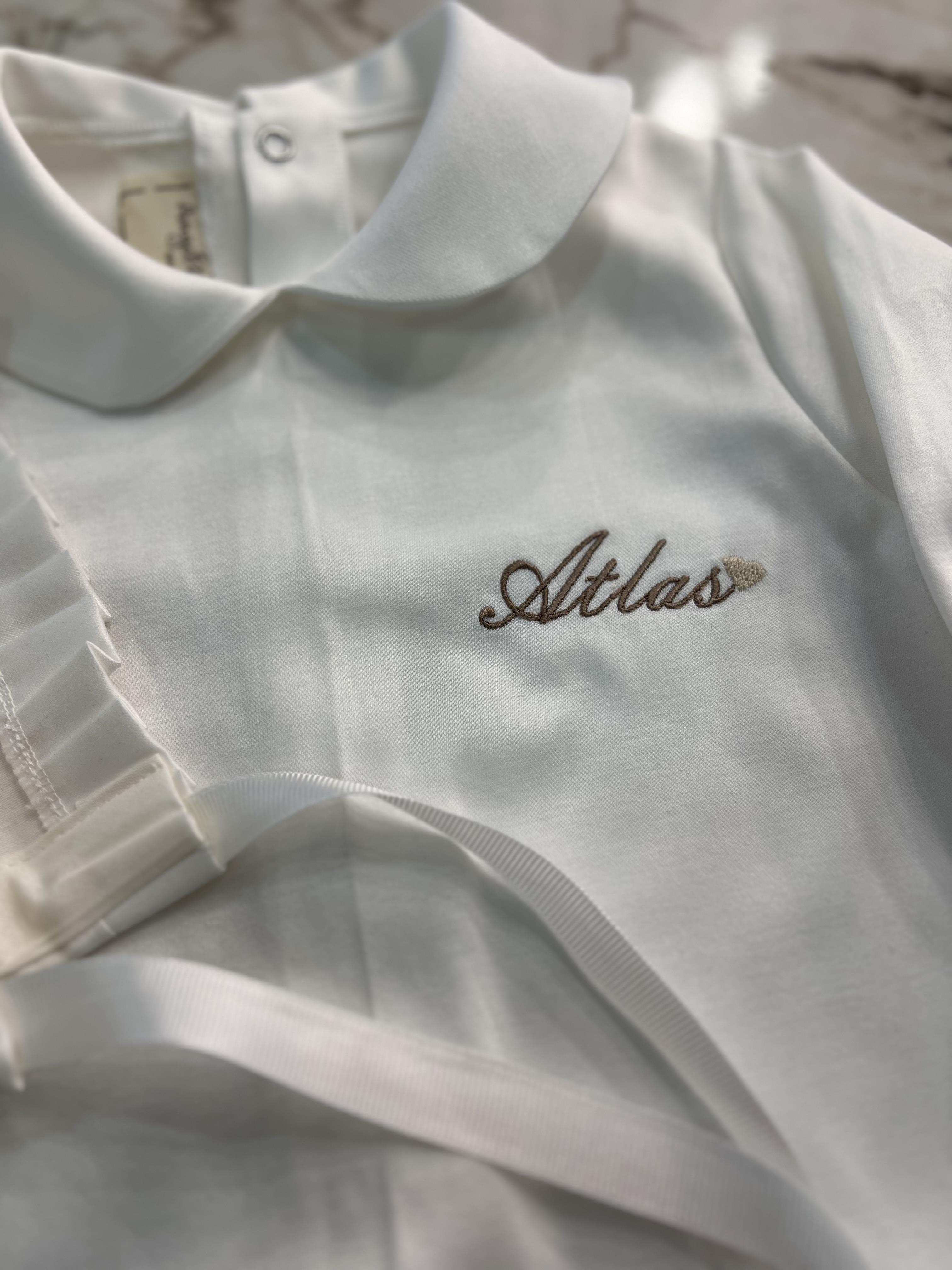 Lionel Pamuklu Bebek Tulum ve Şapka