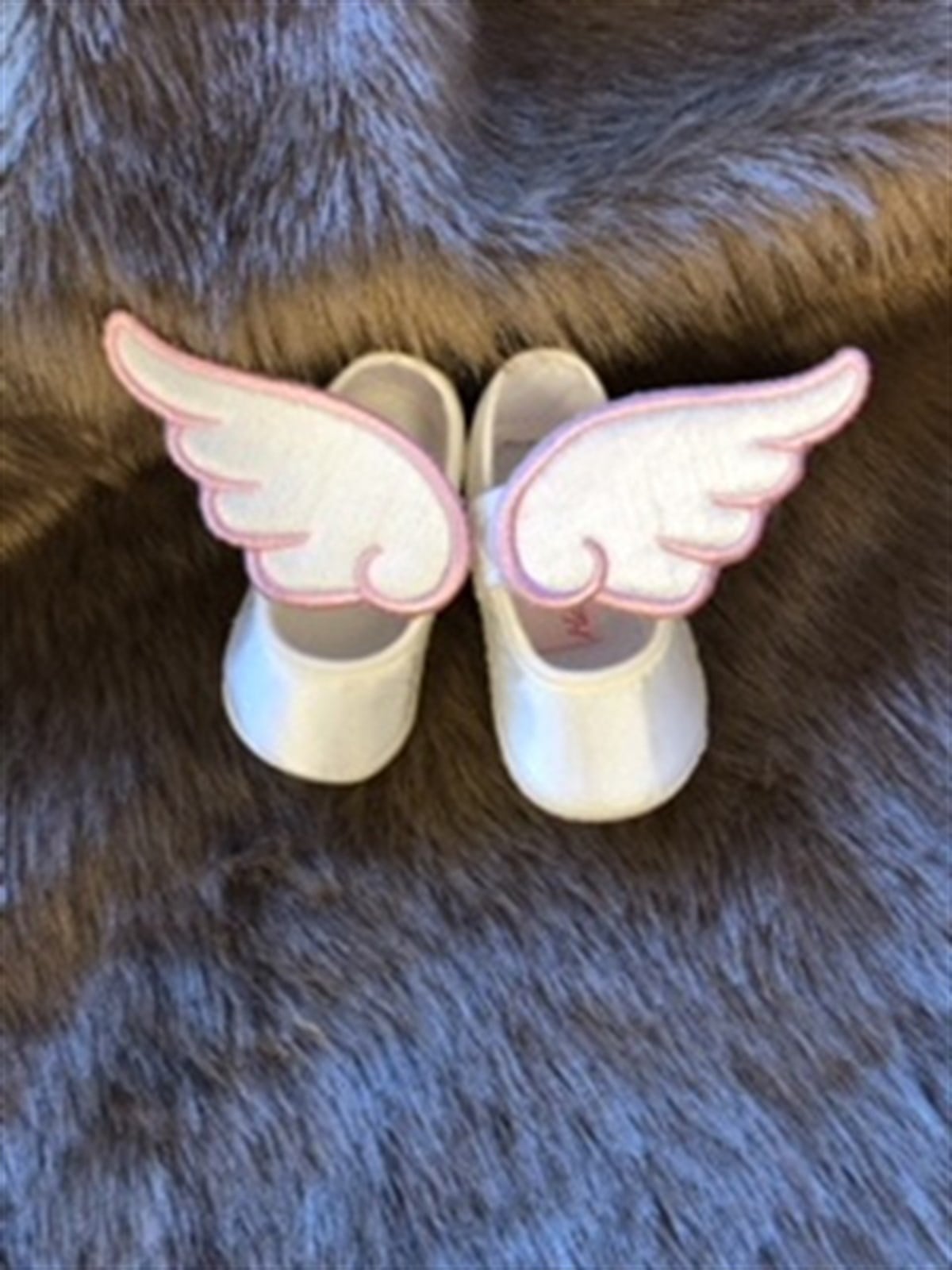 Nakışlı Melek Kanatlı Patik