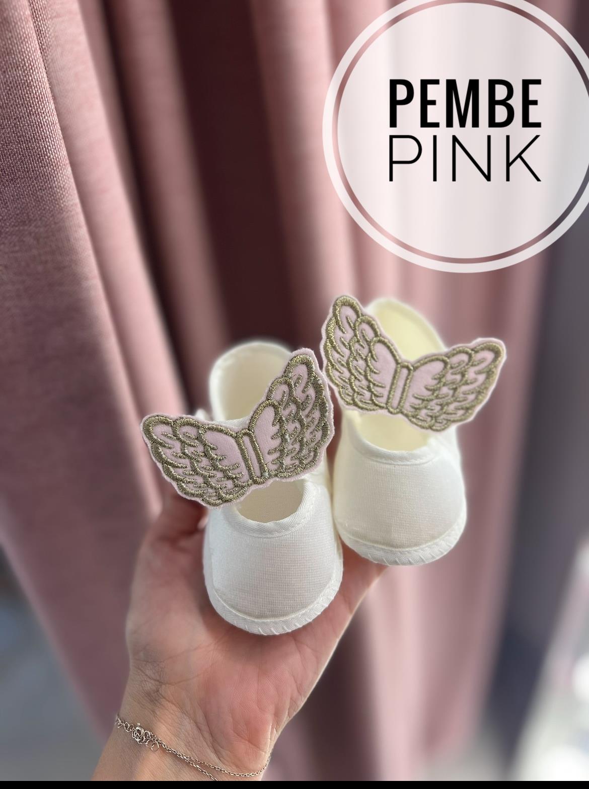 Rachel Nakışlı Melek Kanatlı Patik