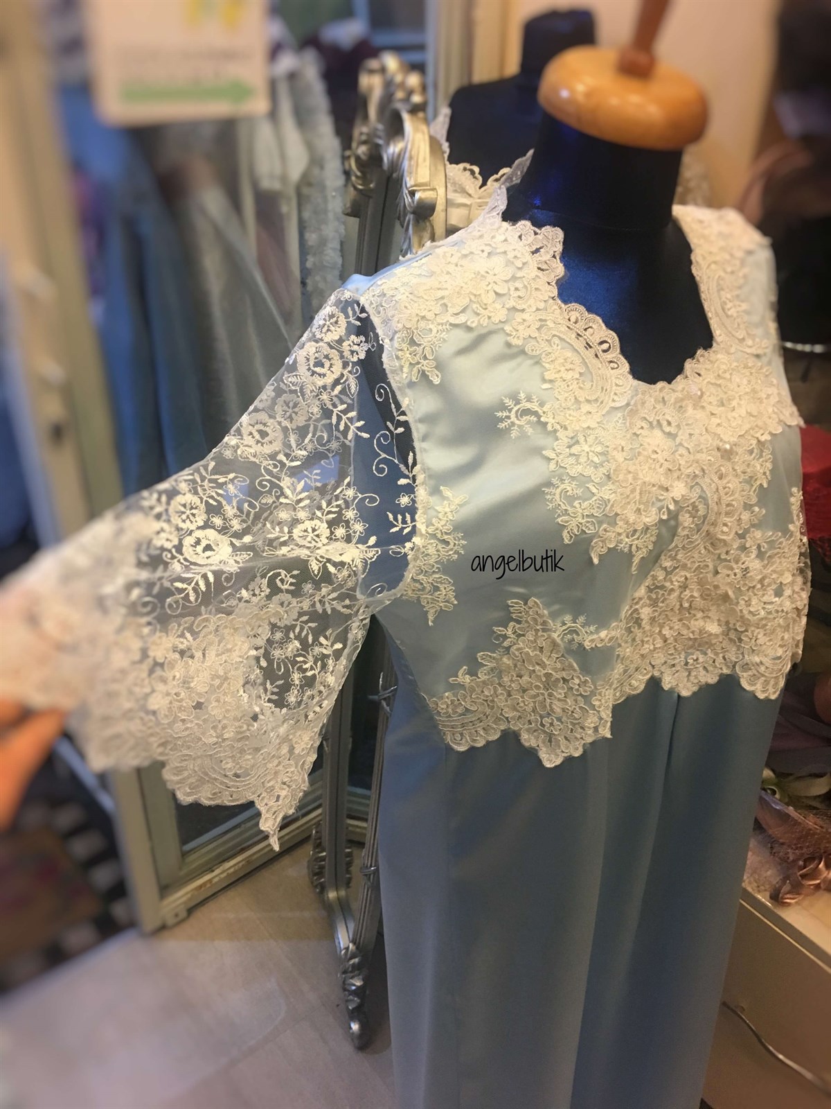 Satin Nursing & Maternity Nightgown