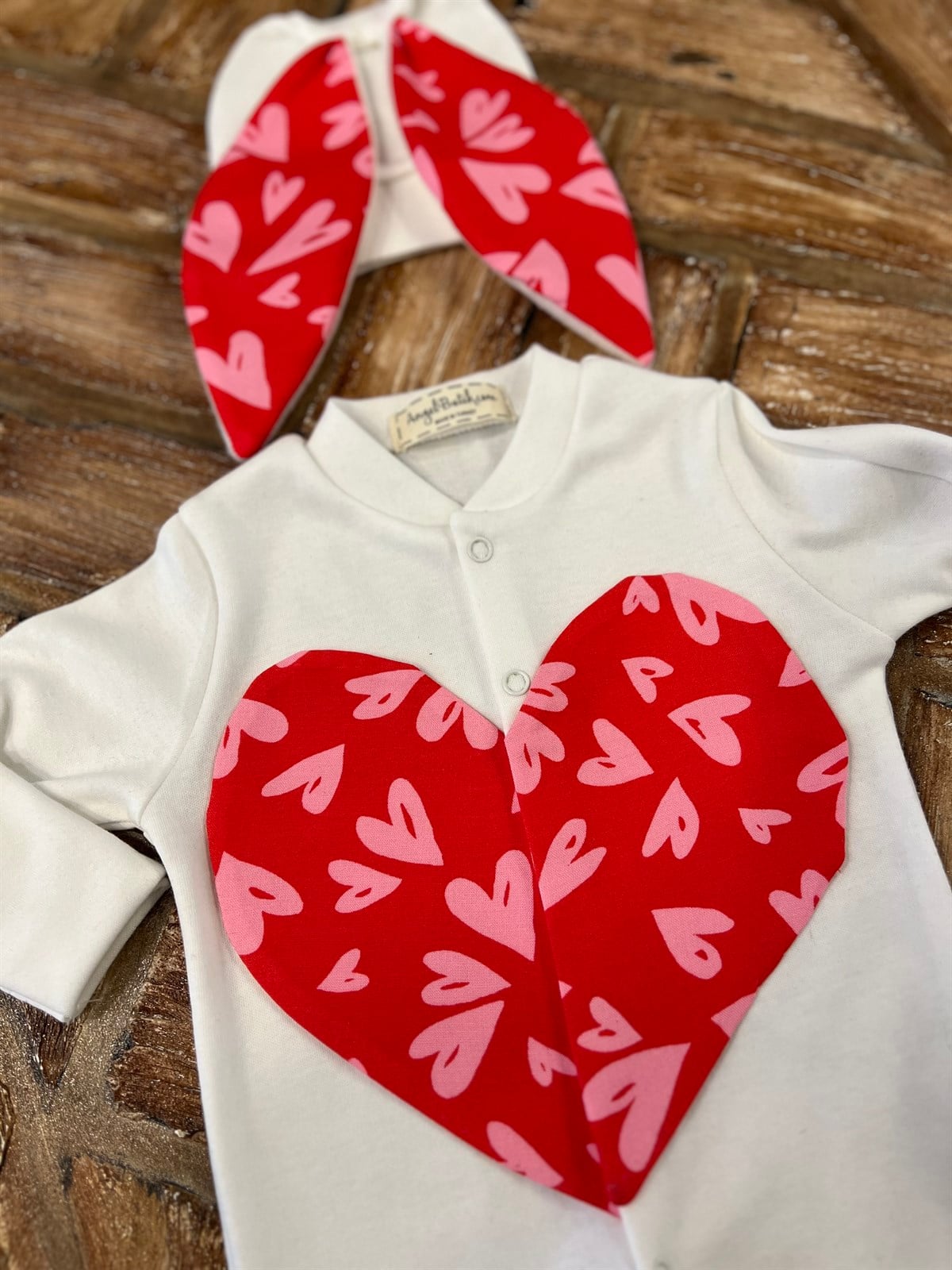 Sevgililer Günü Özel Valentine Tavşan Tulum Seti