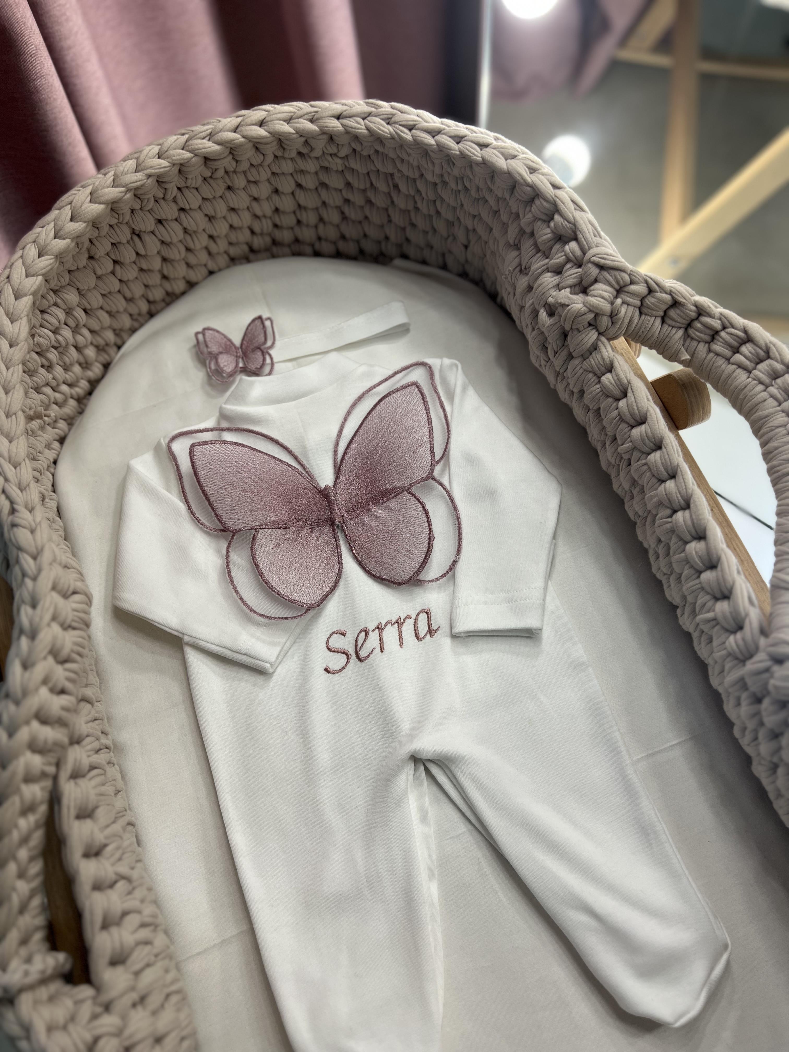 Vanessa Kelebek Detaylı Tulum