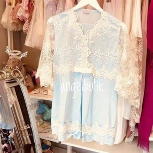 Düğmeli Lohusa Pijama Takımı
