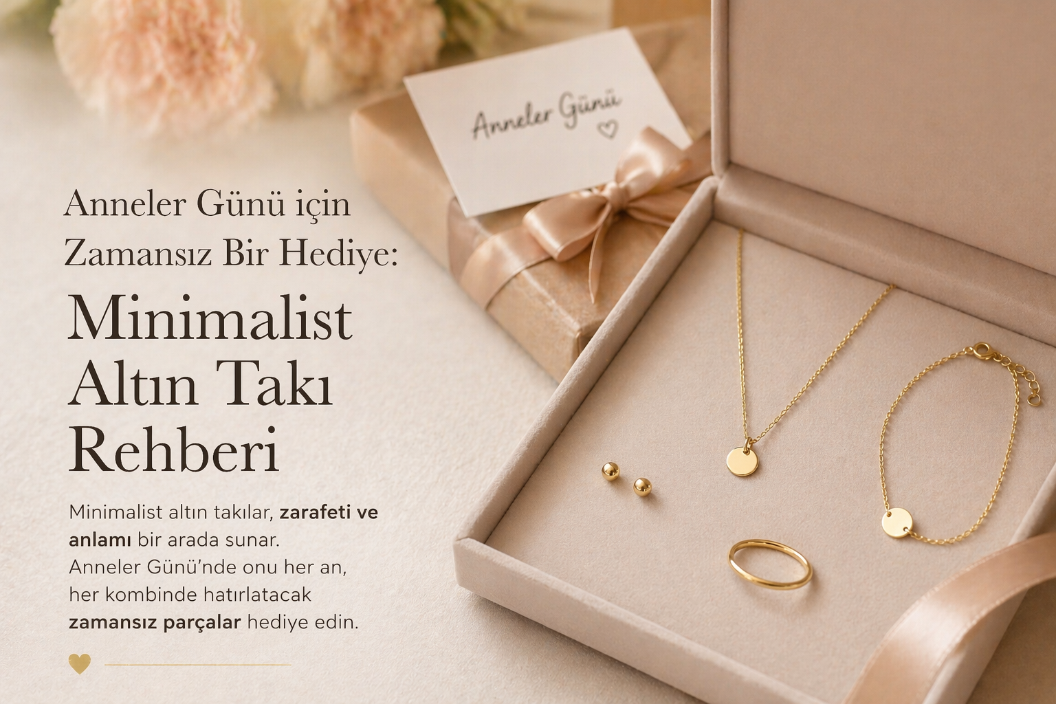 Anneler Günü için Zamansız Bir Hediye: Minimalist Altın Takı Rehberi