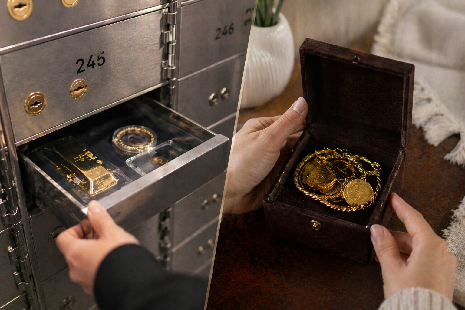 Bankada mı, Elden mi Altın Saklamak Daha Güvenli?