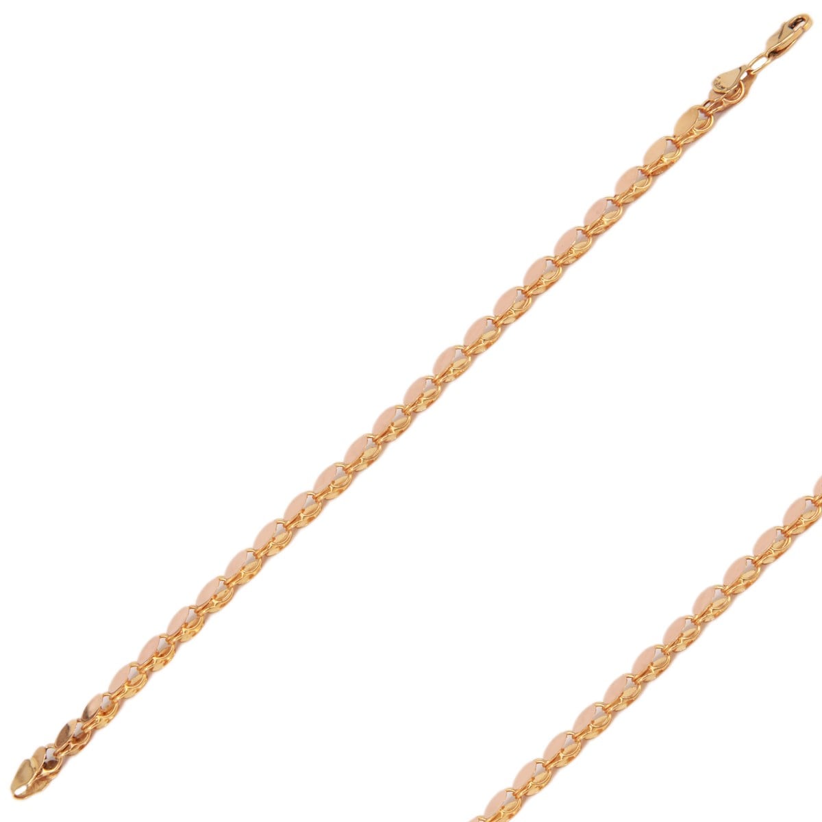 14 Ayar Altın Arpa Pullu Bileklik