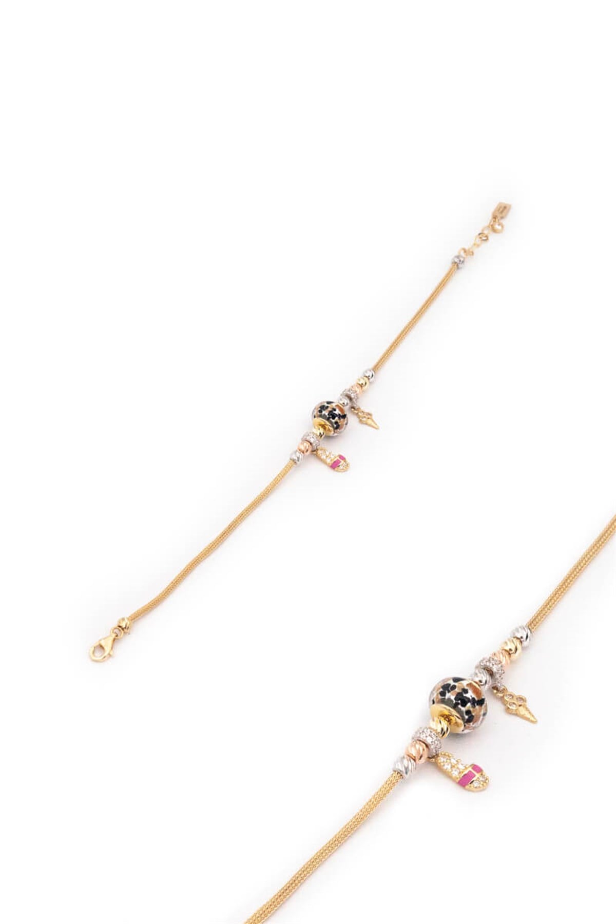 14 Ayar Altın Charm Bileklik