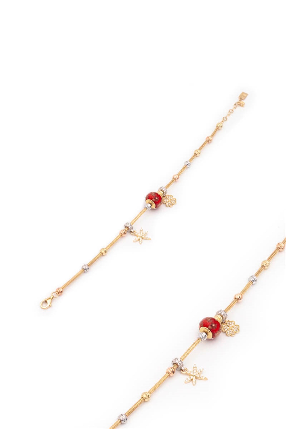 14 Ayar Altın Charm Bileklik