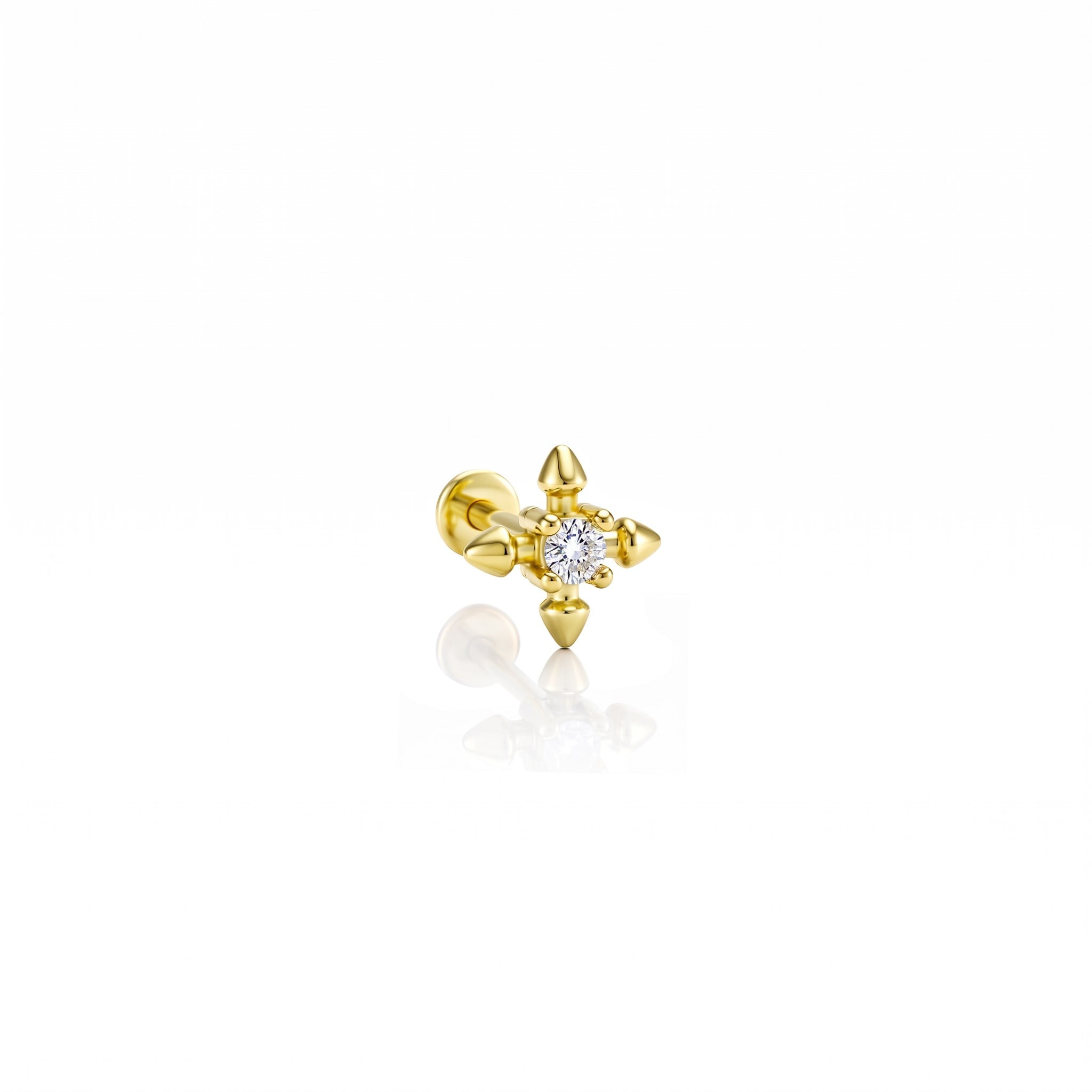 14 Ayar Altın Tragus Piercing