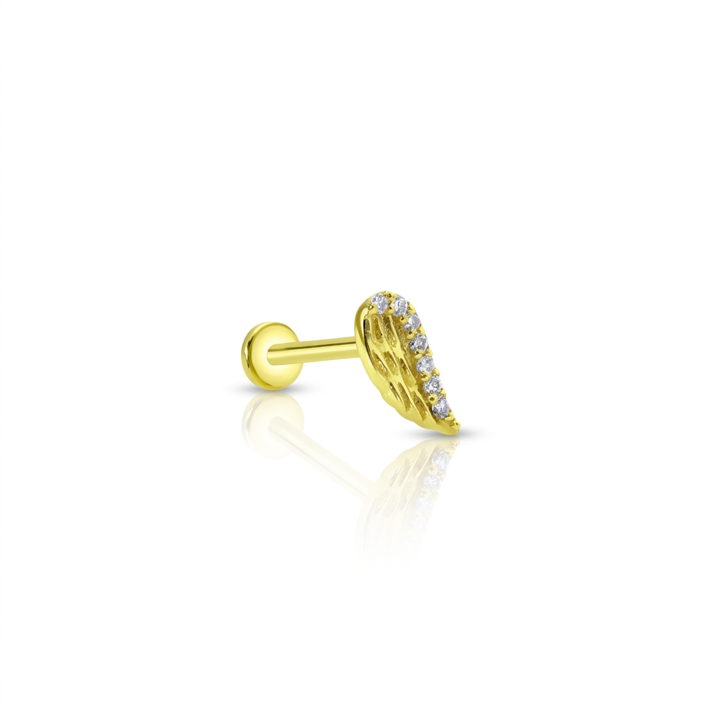 14 Ayar Altın Tragus Piercing