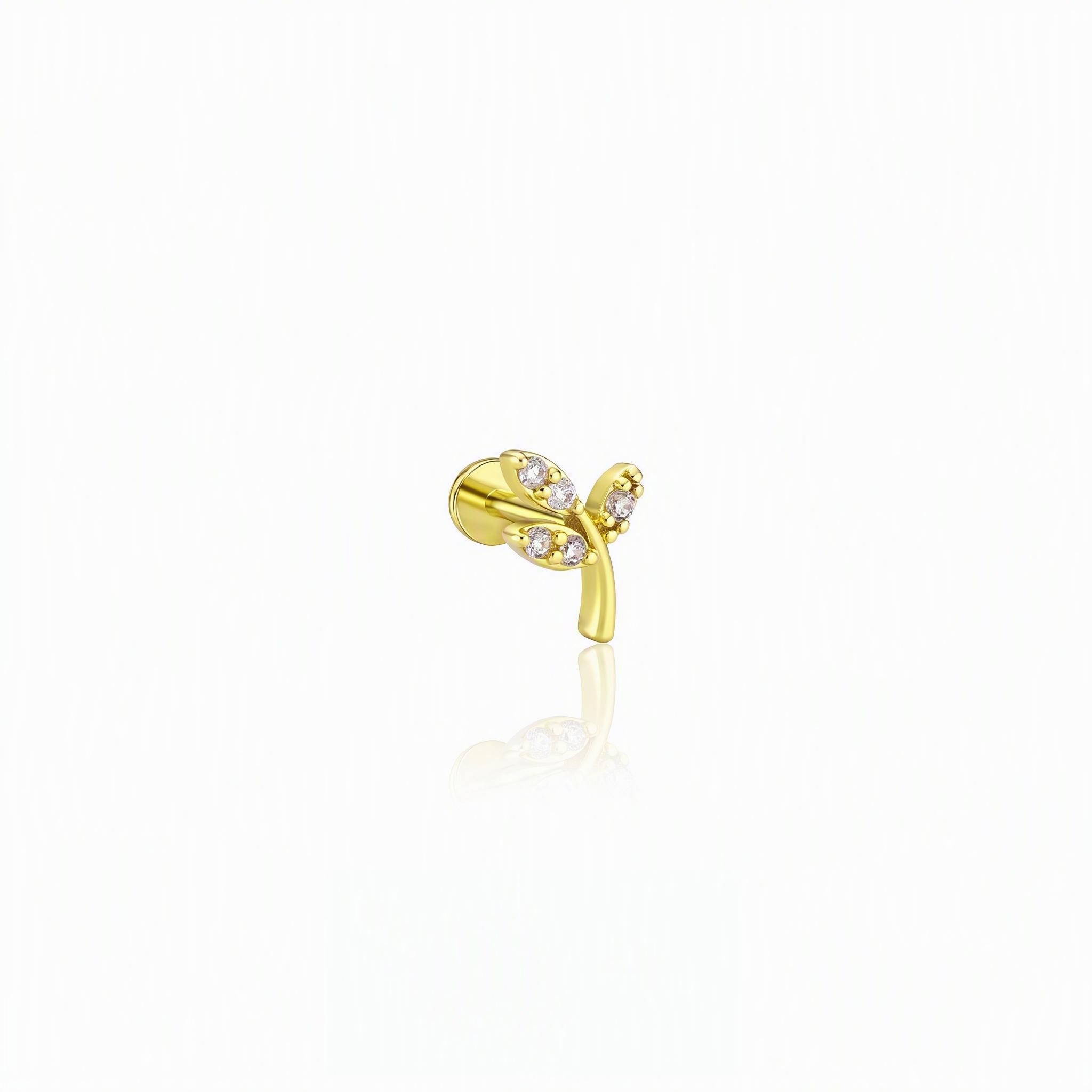 14 Ayar Altın Tragus Piercing