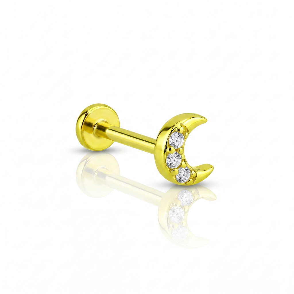 14 Ayar Altın Tragus Piercing