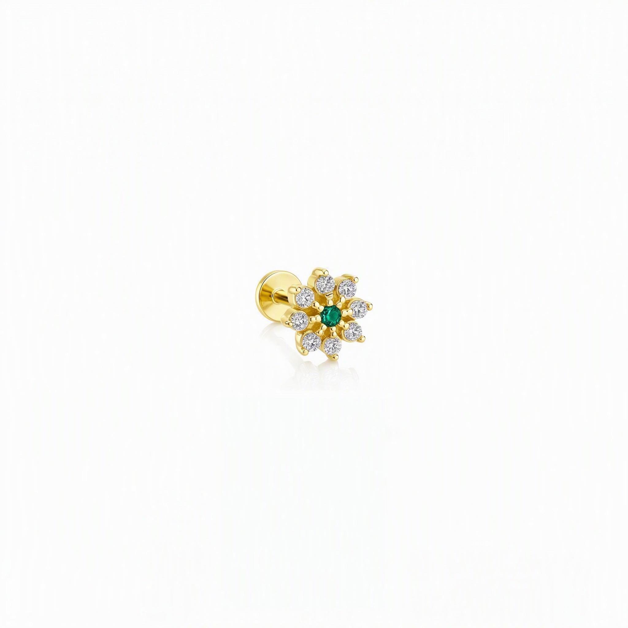 14 Ayar Altın Tragus Piercing