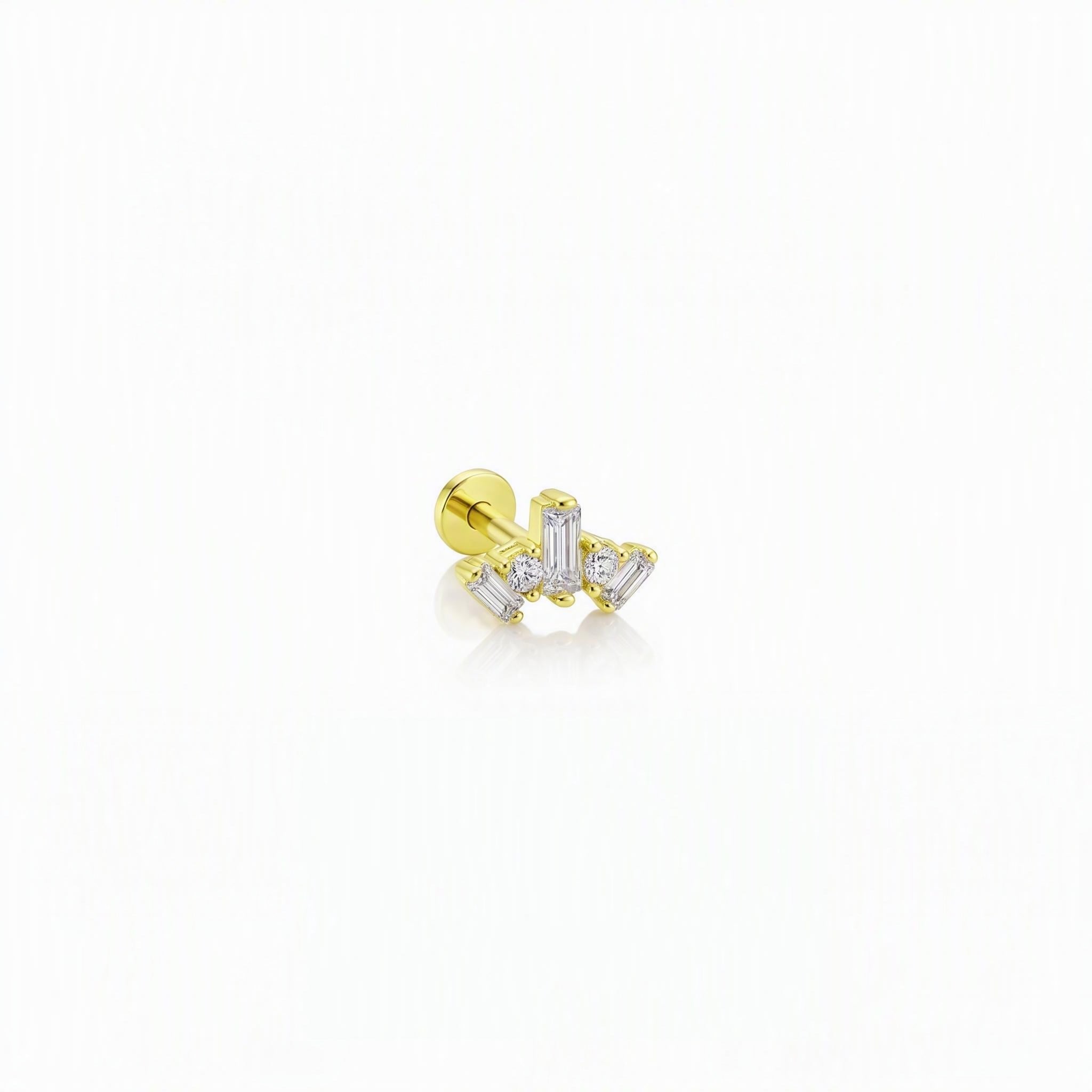 14 Ayar Altın Tragus Piercing