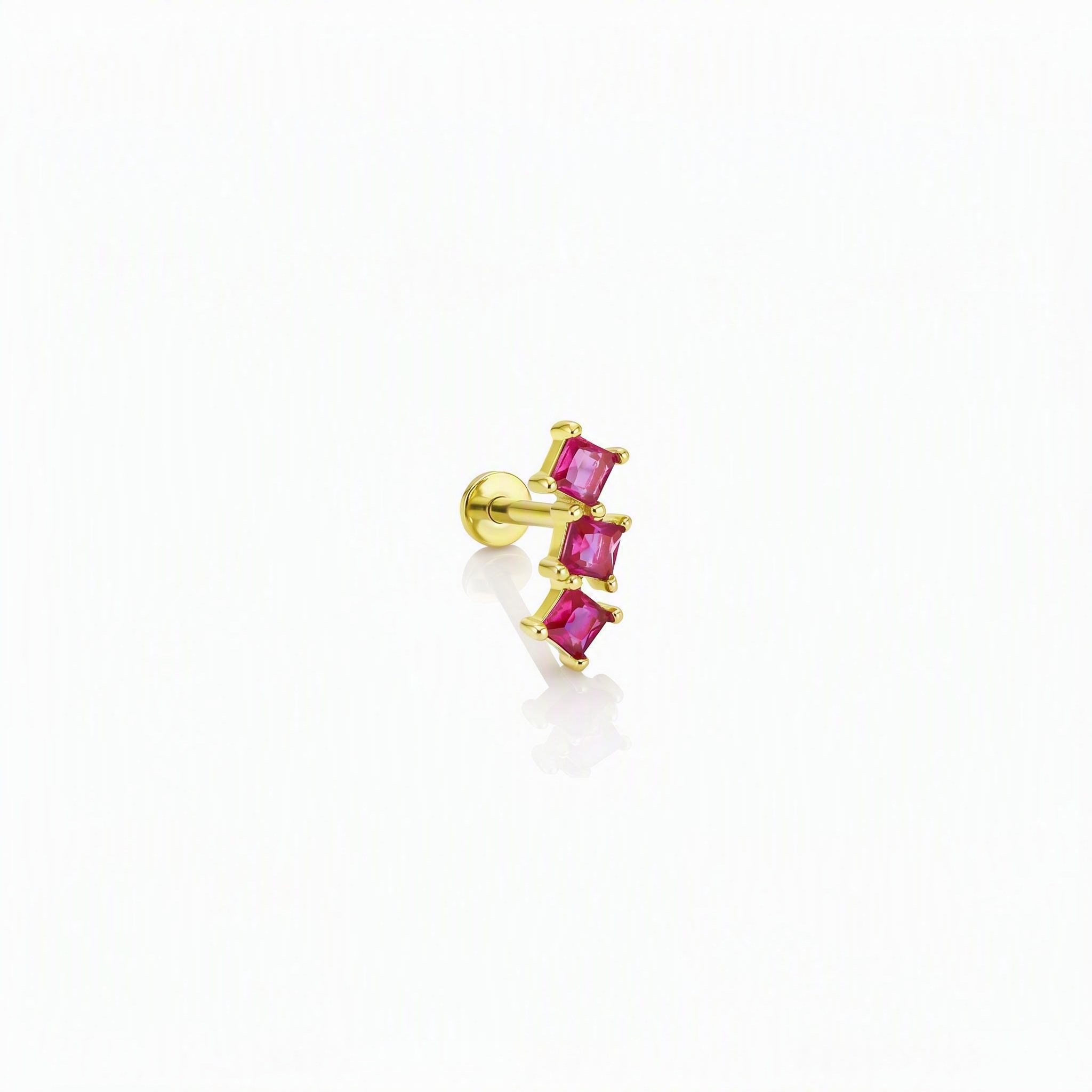 14 Ayar Altın Tragus Piercing