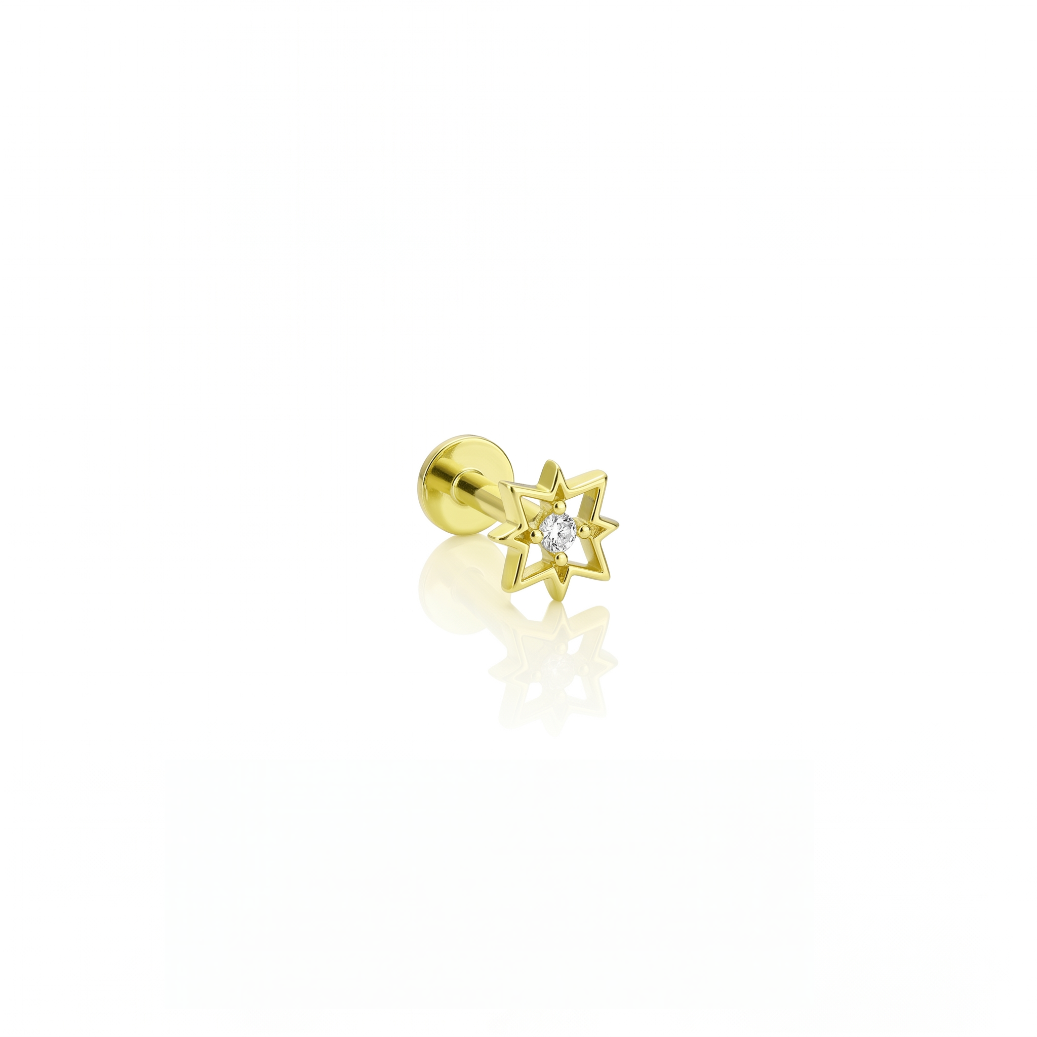 14 Ayar Altın Tragus Piercing