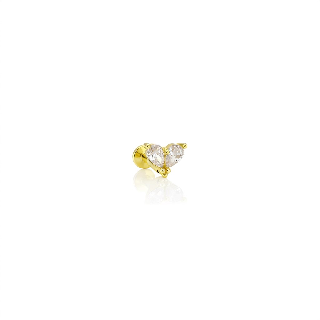 14 Ayar Altın Tragus Piercing