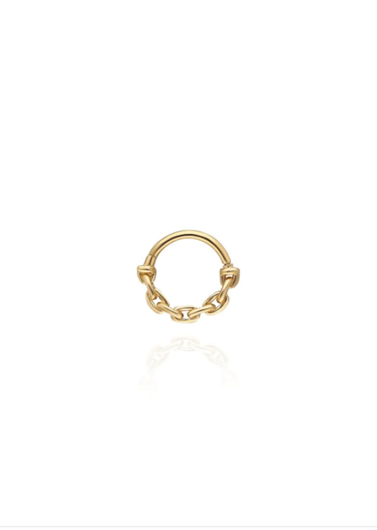 Altın Zincir Model Helix Piercing