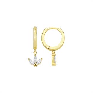 14 Ayar Altın Halka Küpe