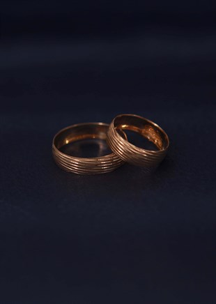 14 Ayar Altın Tasarım Alyans