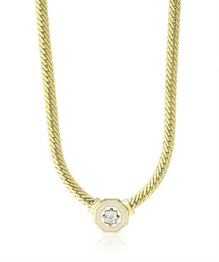 14 Ayar Altın Tasarım Kolye