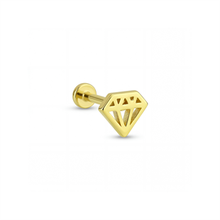 14 Ayar Altın Tragus Piercing