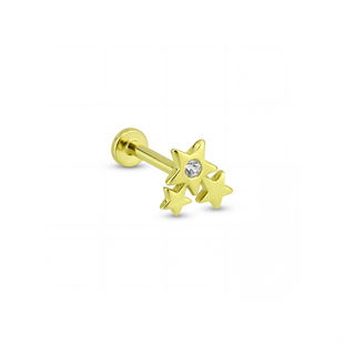 14 Ayar Altın Tragus Piercing