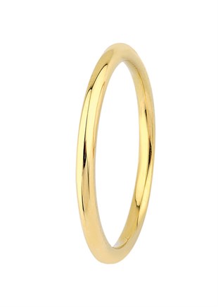 Altın 2mm  Bombeli Klasik Düz Model Alyans