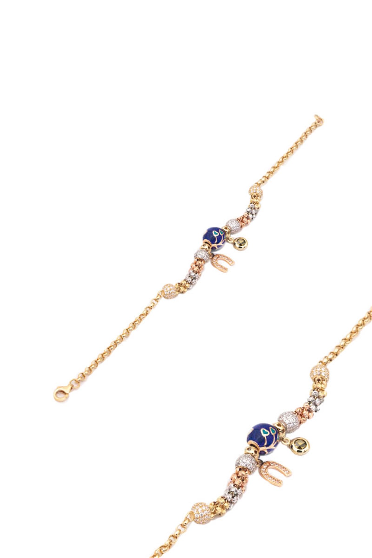 14 Ayar Altın Charm Bileklik