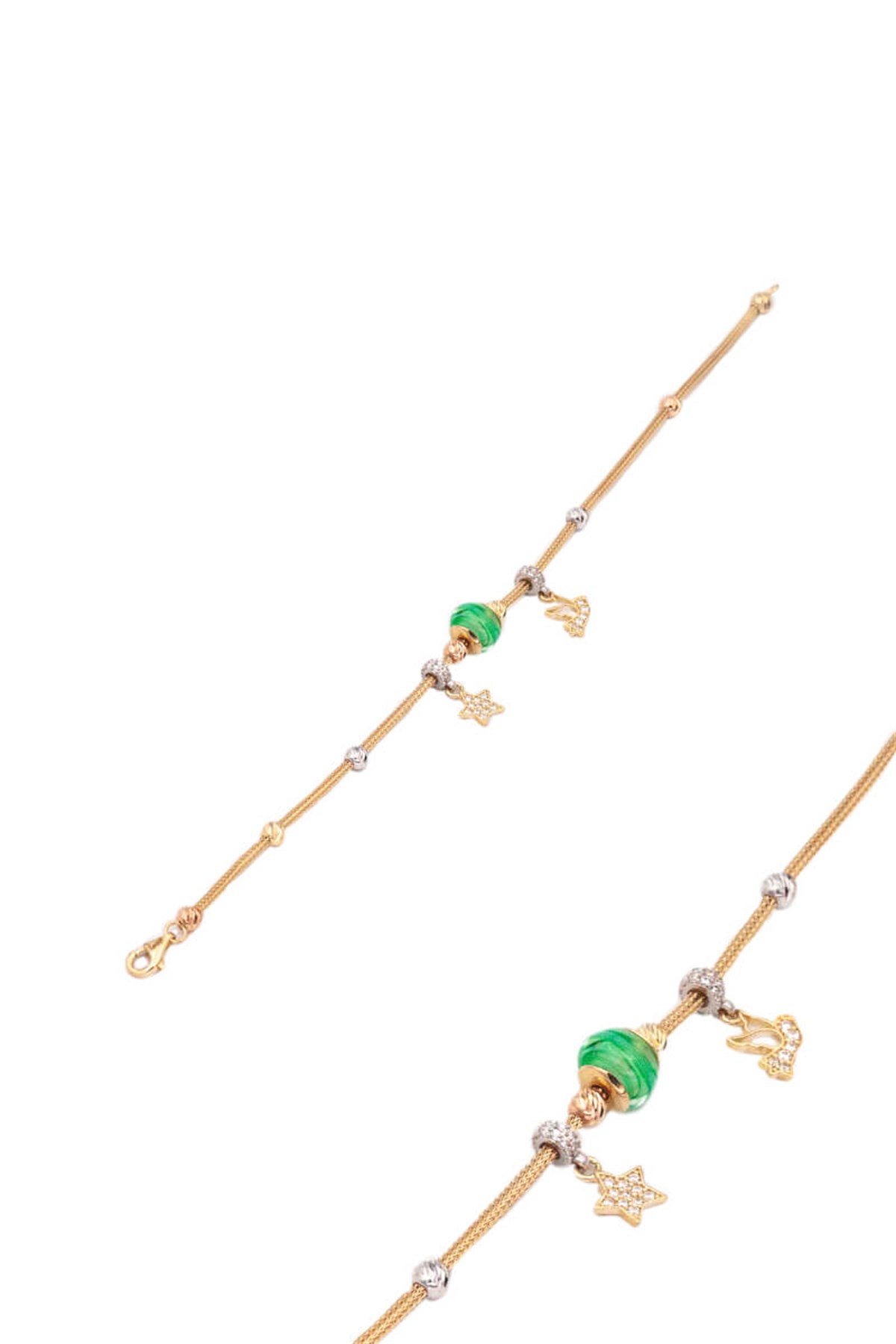 14 Ayar Altın Charm Bileklik